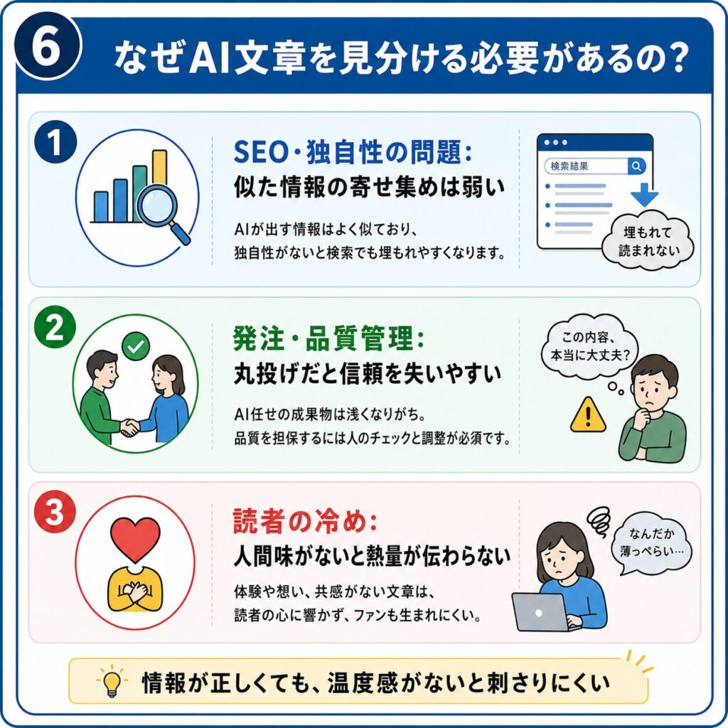 なぜAI文章を見分ける必要がある