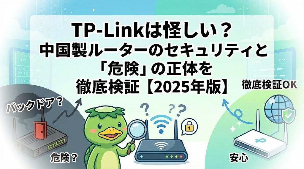TP-Linkは怪しい?
