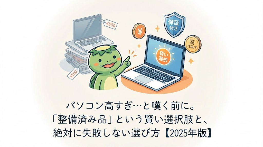 整備済み品パソコンの選び方