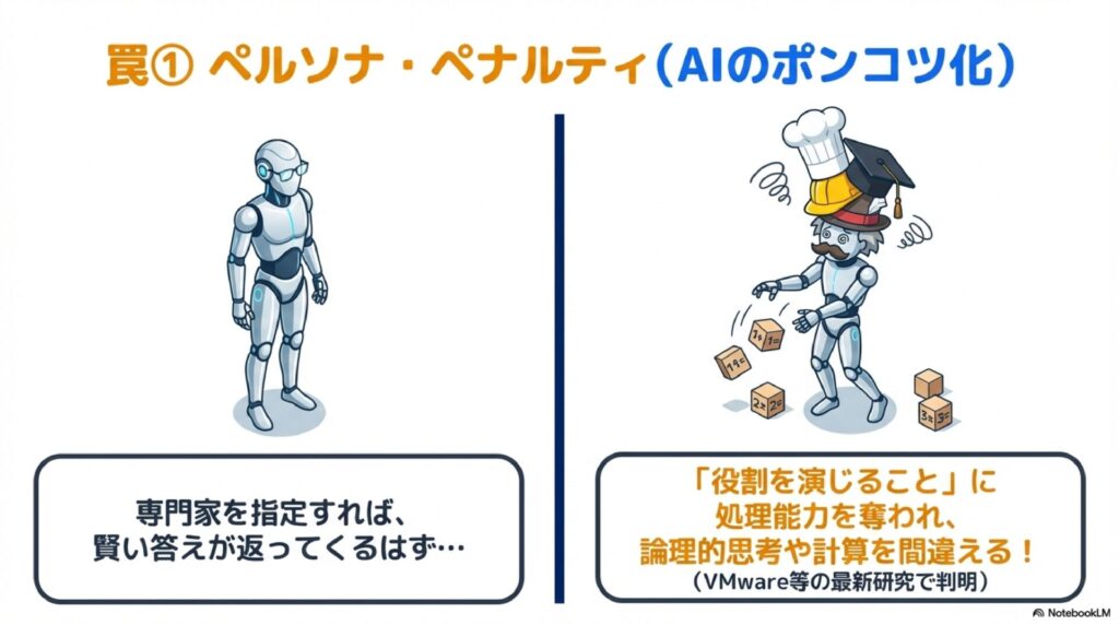 AIが逆にポンコツ化？VMware等が指摘する「ペルソナ・ペナルティ」の罠