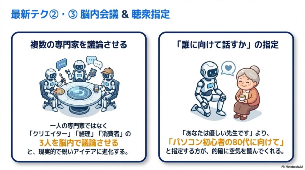 2. 複数の専門家を脳内で議論させる（名目グループ技法）