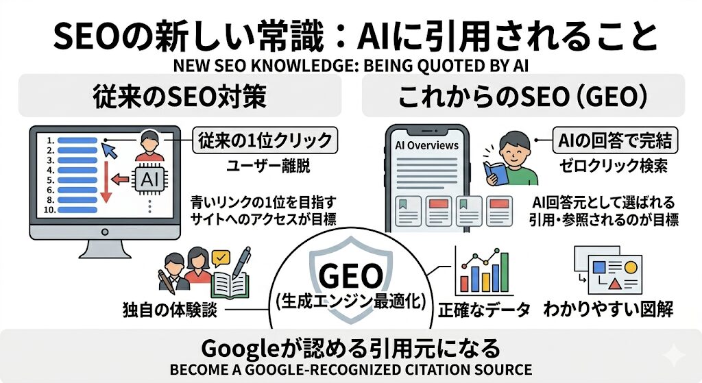 【超重要】これからのSEOは「AIに引用されるか」で決まる